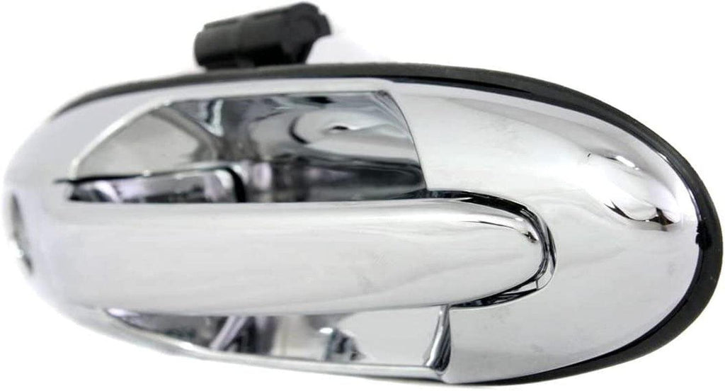 Front, Driver and Passenger Side Exterior Door Handle Set of 2 Compatible with 2004-2006 Toyota Tundra & 2001-2007 Sequoia