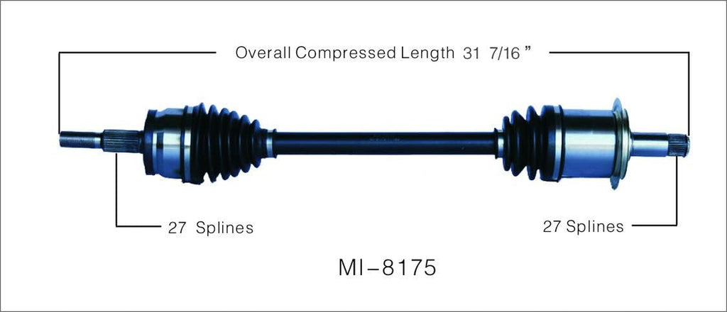 MI-8175 CV Axle Shaft