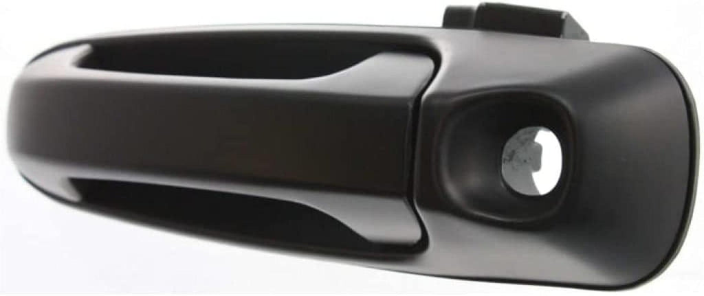 For Jeep Liberty Exterior Door Handle Front, Driver Side Smooth Black (2002-2007) | with Key Hole | Trim:All Submodels | CH1310116 | 5GG27DX8AA