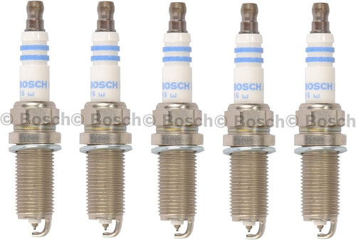 Set of 5 Iridium Spark Plugs  Premium for Volvo C30 C70 S40 S60 V50 V70 2.5 L5