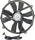Dorman 620-921 Passenger Side Engine Cooling Fan Assembly Compatible with Select Mercedes-Benz Models
