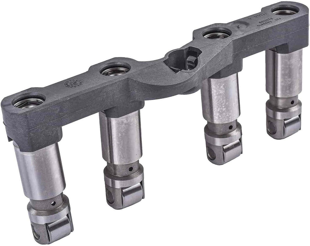 Hydraulic Roller Lifters | Fits Chrysler Hemi GEN III Engines 5.7L, 6.1L, 6.4L | Includes 4 Lifters with 1 Lifter Bridge | Non-Multi-Displacement Design