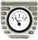 16142 Finned Singe Bezel Mount (With Aurora Oil Gauge)