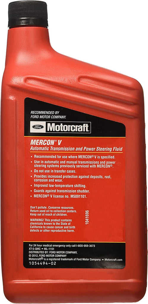 Motorcraft Trans Fluid, Model: XT-5-QMC