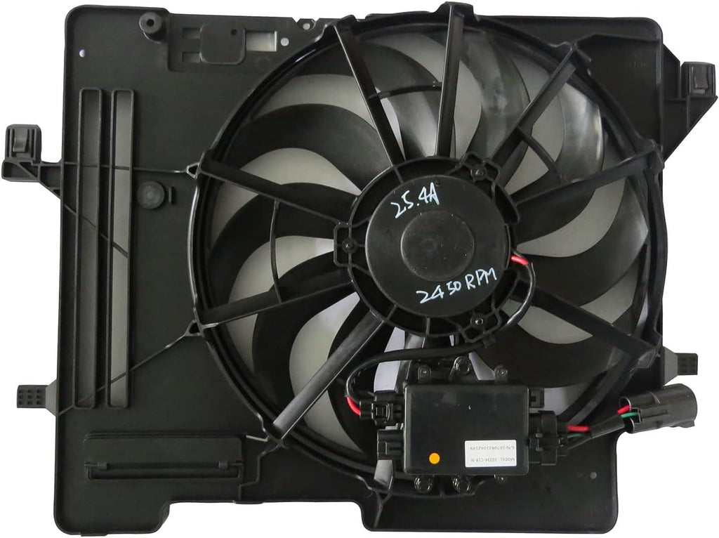 601600 Cooling Fan Assembly Compatible with 2016-2016 Ford Focus