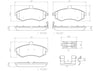 Brembo Front Disc Brake Pad Set for 02-06 Elantra (P30020N)