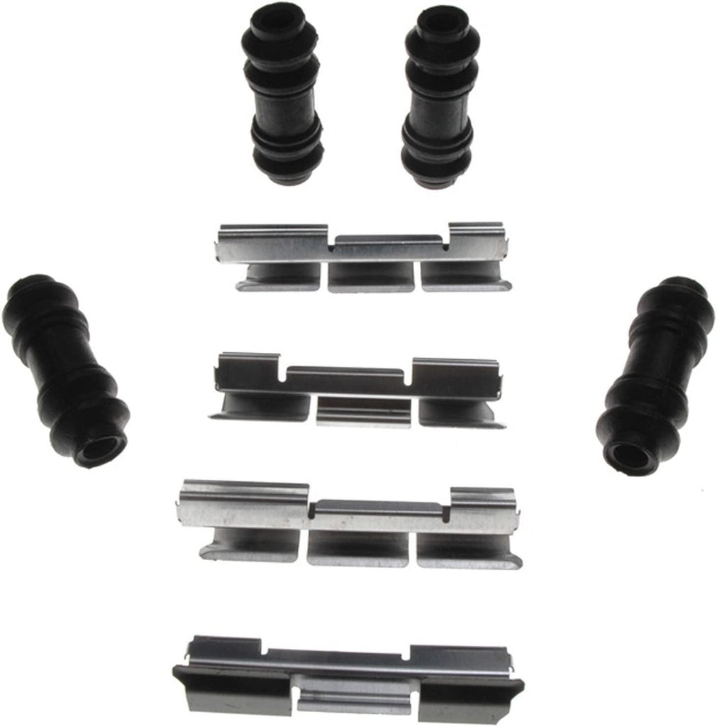 Gold 18K1554X Front Disc Brake Caliper Hardware Kit with Clips and Boots