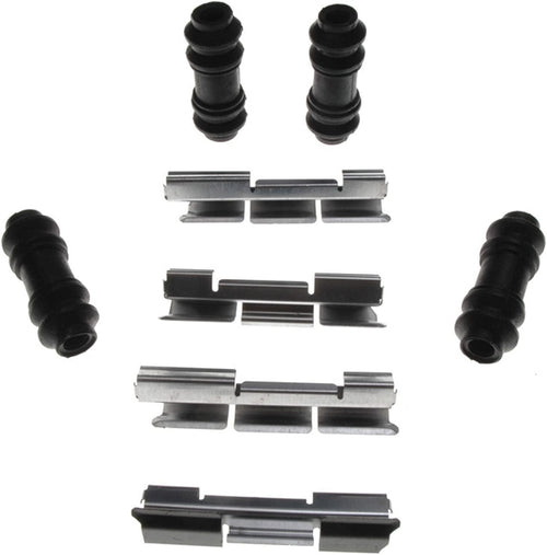 Gold 18K1554X Front Disc Brake Caliper Hardware Kit with Clips and Boots