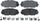 Acdelco Gold 17D1210CH Ceramic Front Disc Brake Pad Set