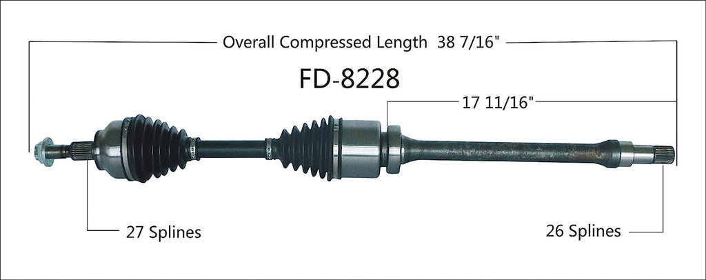 FD-8228 CV Axle
