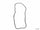 Genuine Engine Oil Pan Gasket for Jaguar AJ89207
