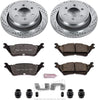 K6271-36 Rear Z36 Truck & Tow Brake Kit, Carbon Fiber Ceramic Brake Pads and Drilled/Slotted Brake Rotors