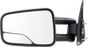 Dorman 955-074 Driver Side Manual Door Mirror - Folding Compatible with Select Cadillac / Chevrolet / GMC Models, Black