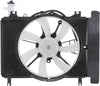 621620 Cooling Fan Assembly Compatible with 2007-2019 Toyota Yaris , Black