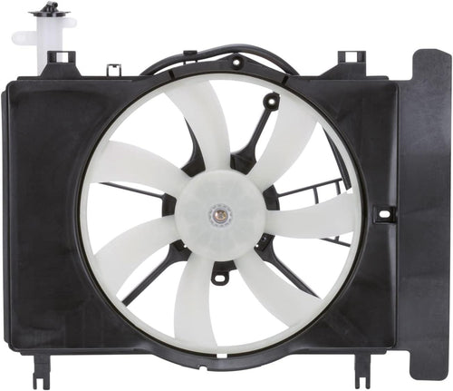 621620 Cooling Fan Assembly Compatible with 2007-2019 Toyota Yaris , Black