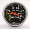 3308 Sport-Comp Mechanical Boost/Vacuum Gauge, 2.3125 In.