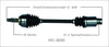 HO-8220 CV Axle Shaft