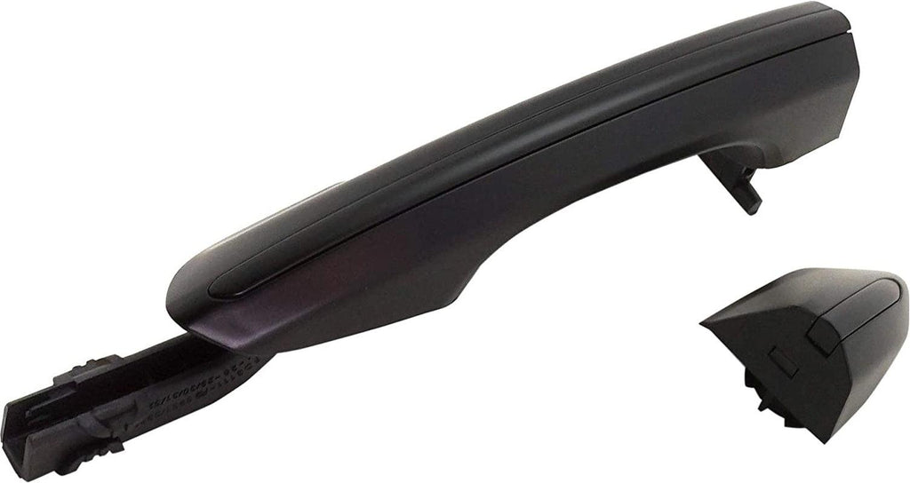 Front or Rear Exterior Door Handle Compatible with 2015-2018 Ford Edge and 2013-2020 Ford Fusion Primed Black, Set of 2, Driver and Passenger Side