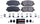 (Z23-1640) Z23 Evolution Sport Brake Pads, Front