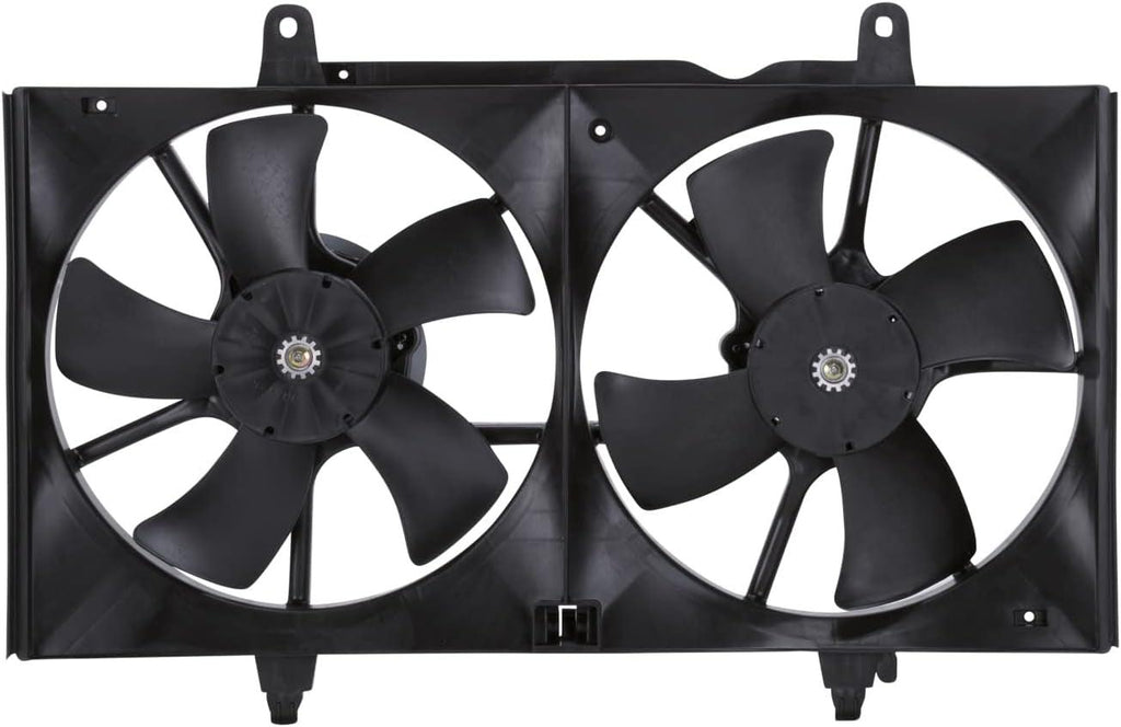 620420 Cooling Fan Assembly Compatible with 2002-2006 Nissan Altima , Black
