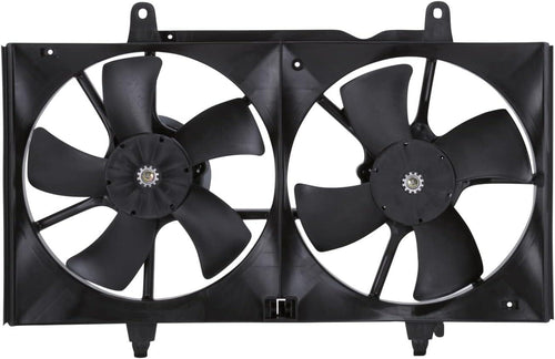 620420 Cooling Fan Assembly Compatible with 2002-2006 Nissan Altima , Black