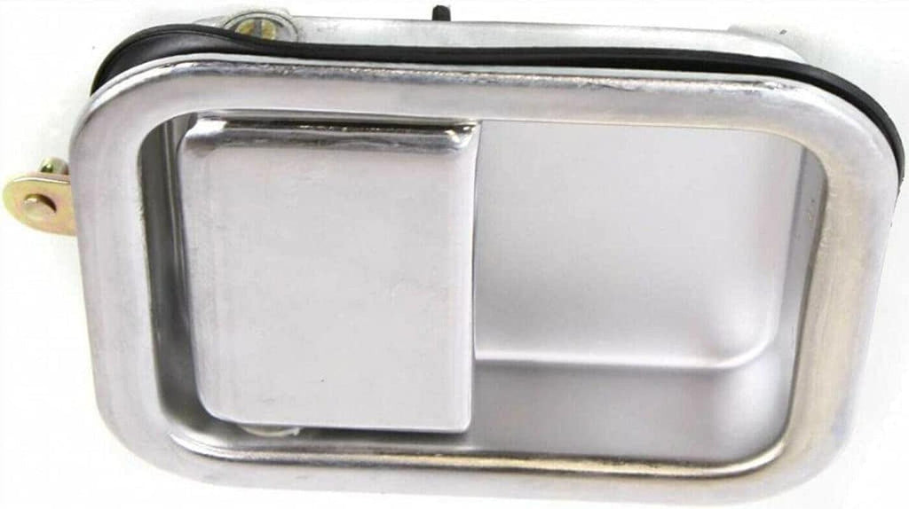 Compatible with Jeep Wrangler YJ Exterior Door Handle 1987-1995 Driver Side | Front | Chrome | Trim: All Submodels | CH1311167 | J5758172-PFM