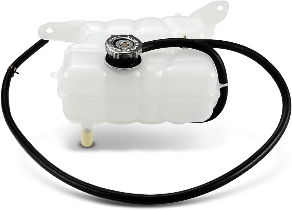 A-Premium Engine Coolant Overflow Recovery Reservoir Tank [With Cap & Tubing] Compatible with Jeep Libert KJ 2002-2007, V6 3.7L, Replace for # 603-319, 52079848AA, 52079788AD, 52079788AE