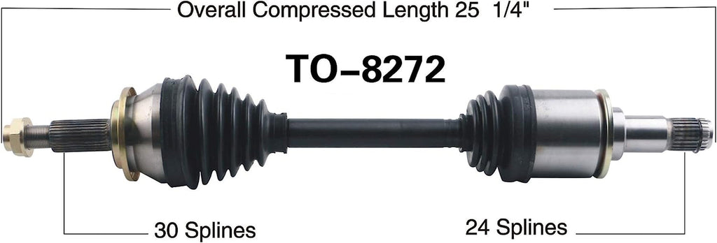 TO-8272 CV Axle
