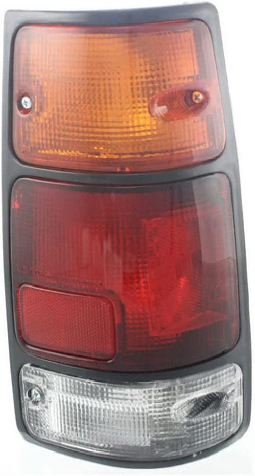 for Isuzu Pickup Tail Light Assembly 1988 89 90 91 92 93 94 1995 Passenger Side | W/Black Trim IZ2801103 | 8971210720