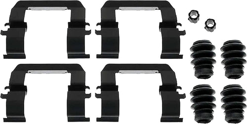 Gold 18K5844X Front Disc Brake Hardware Kit with Retainers, Boots, and Bushings