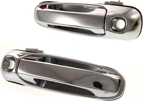 Exterior Door Handle Set of 2 Compatible with 2002-2008 Dodge Ram 1500 & 2004-2009 Dodge Durango