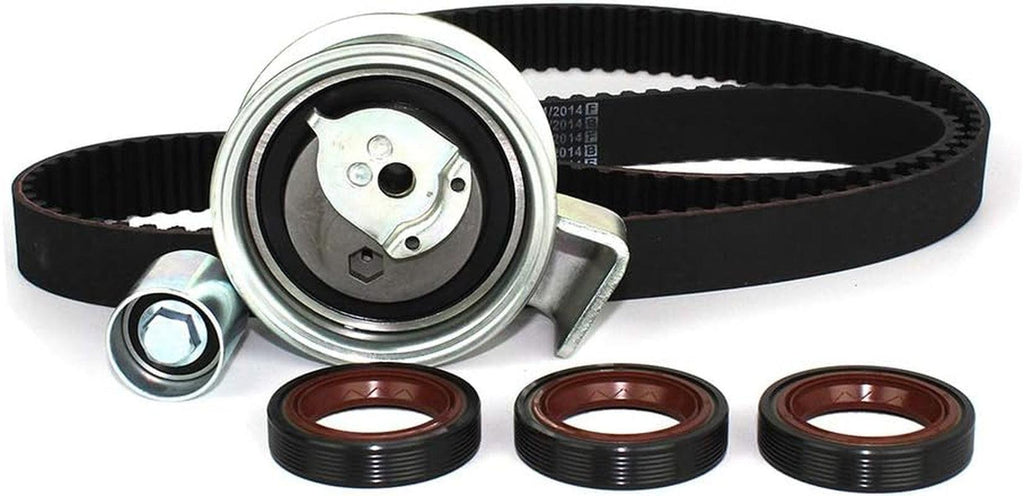 DNJ TBK800D Timing Belt Kit/For 2001-2006 / Audi, Volkswagen / A4, A4 Quattro, Passat / 1.8L / DOHC / L4 / 20V / 1781Cc / AMB, AWM