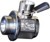 EZ (EZ-206) Silver 7/8"-14 UNF Thread Size Oil Drain Valve