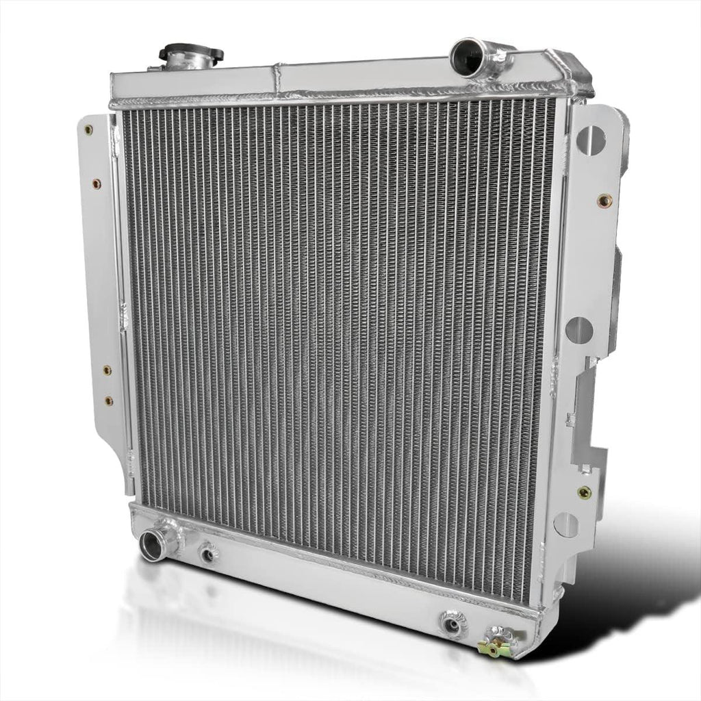 3 Core/Row Light Aluminum Performance Cooling Race Radiator Compatible with Jeep Wrangler Tj/Yj 1987-2006