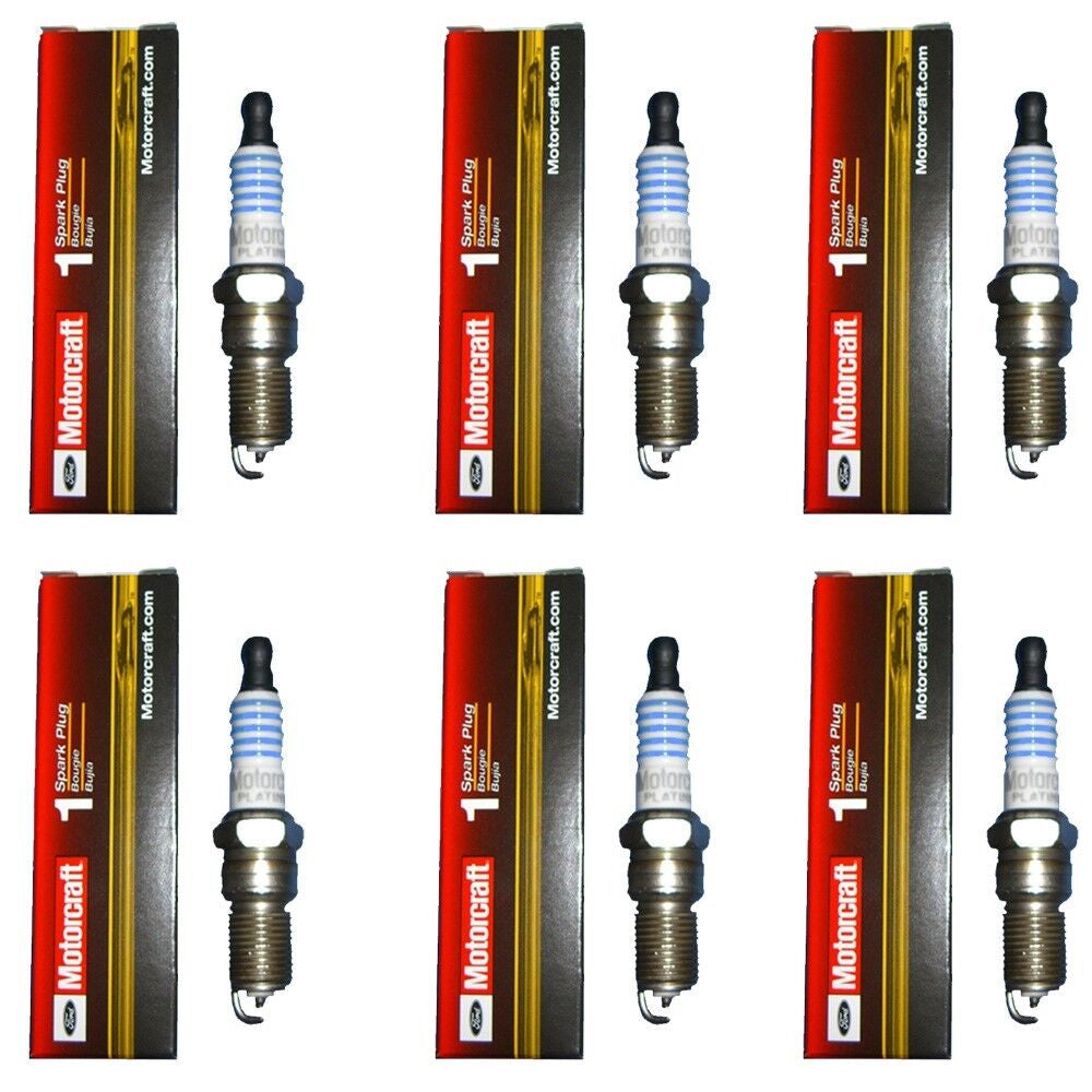 New Motorcraft SP493 Platinum Spark Plug Set of 6 AGSF32PM
