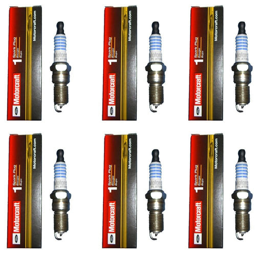 New Motorcraft SP493 Platinum Spark Plug Set of 6 AGSF32PM