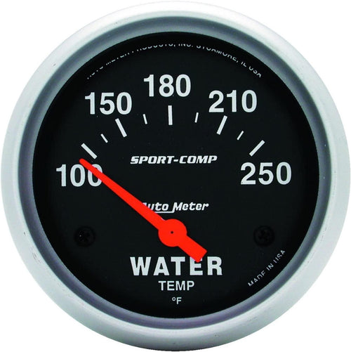 3531 Sport-Comp Electric Water Temperature Gauge Regular, 2 5/8