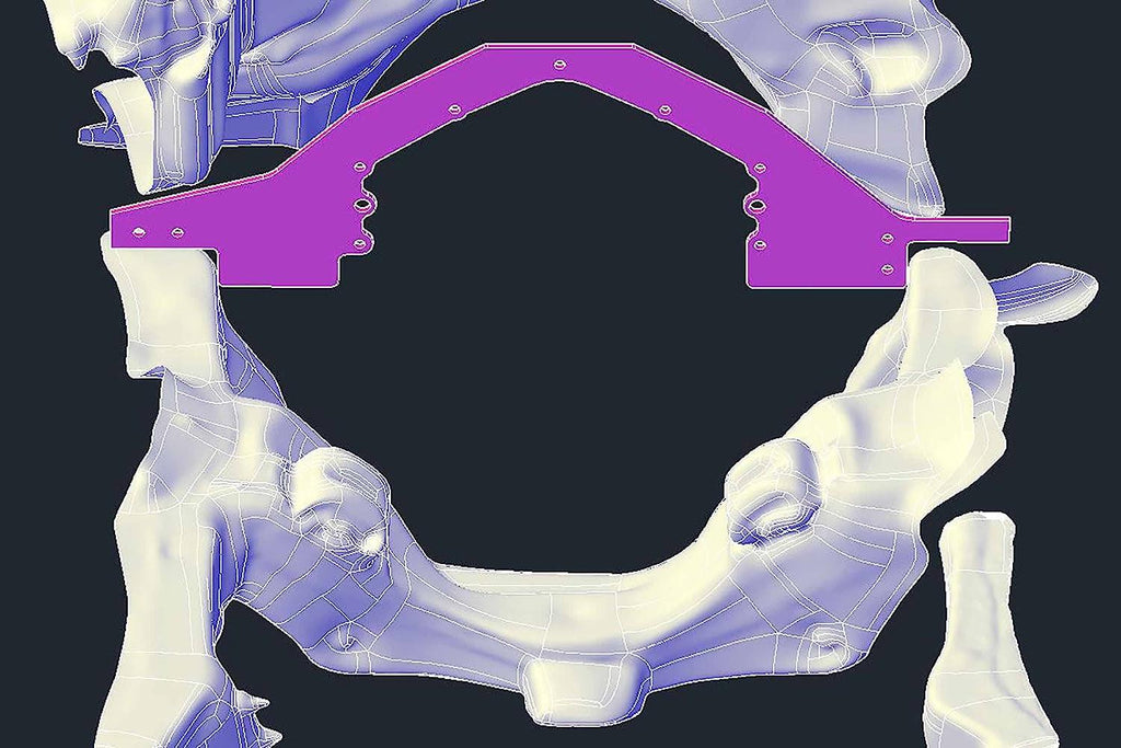 LS Mid Engine Plate Compatible with 1978-88 G-Body Motor Mount LS1 LS3 LSX Aluminum Swap Mount Pre Cut 551817-GBDY