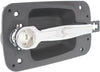 for International RXT Exterior Door Handle Front, Passenger Side Black Bezel with Chrome Lever (2008-2008) | with Key Hole| Trim: Base