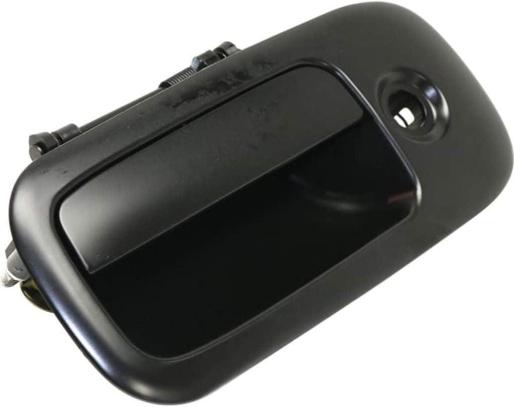 for GMC Savana 1500 Exterior Door Handle Front, Driver Side Smooth Black (2010-2014) | with Key Hole| Trim:All Submodels