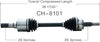 CH-8101 CV Axle Shaft