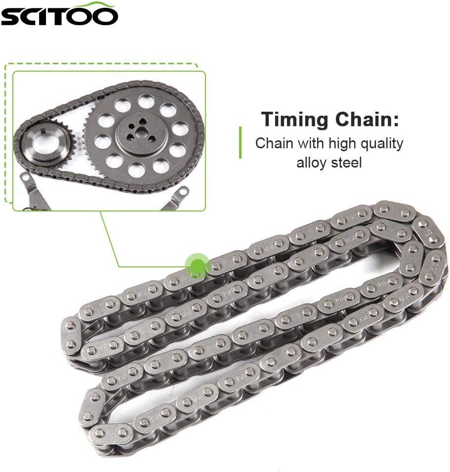 9-3212 Engine Timing Chain Kit Replaces for Chevrolet for GMC Express 1500 Savana 1500 Silverado Sierra 1500 Astro Blazer 2500 Safari Savana 2500 S10 P30 Sonoma 4.3L 1999-2006