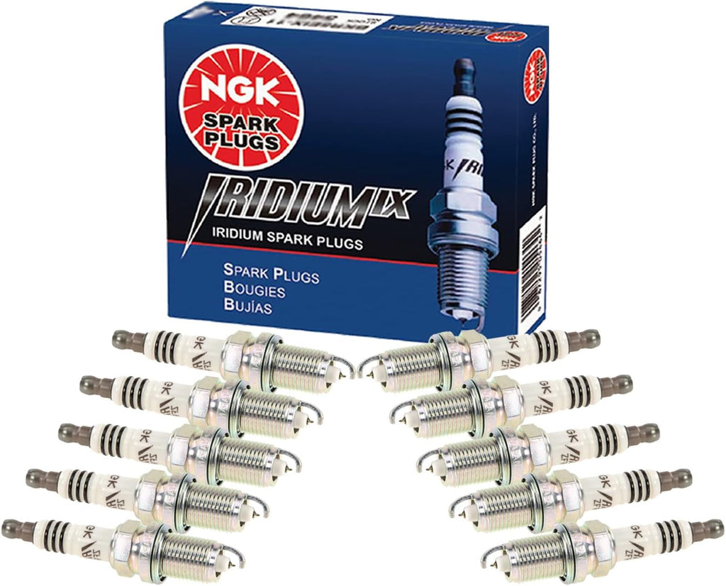 NGK Set of 10 Iridium IX Spark Plugs for Dodge Ram 2500 3500 8.0L V10 1997-2003