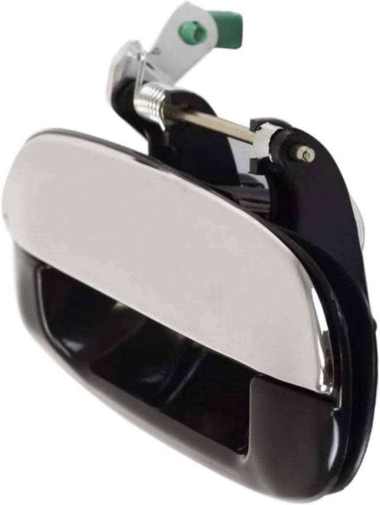 For Chevy Trailblazer EXT Exterior Door Handle Rear Passenger Side Smooth Black Bezel with Chrome Lever 2002-2006 | Trim: Lt/North Face