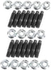 Milodon 81410 Transmission Pan Stud Kit for GM Powerglide, Turbo 350/400, Chrysler Torqueflite 904/727, Ford C4 and C6