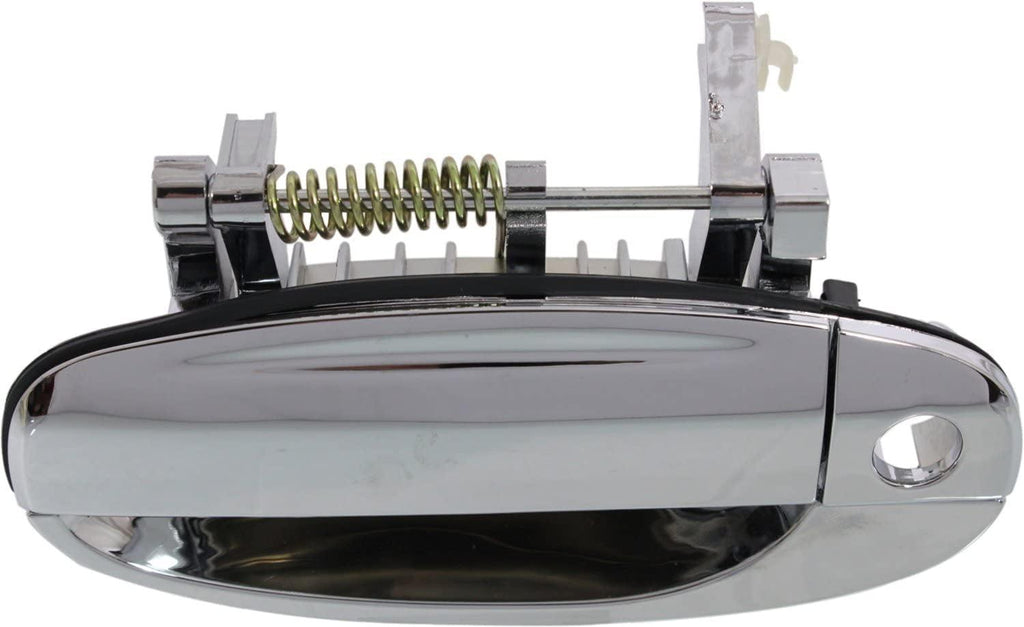 Front Exterior Door Handle Compatible with 2004-2006 Chevrolet Aveo and 2009-2011 Chevrolet Aveo5, Set of 2, Driver and Passenger Side, Chrome