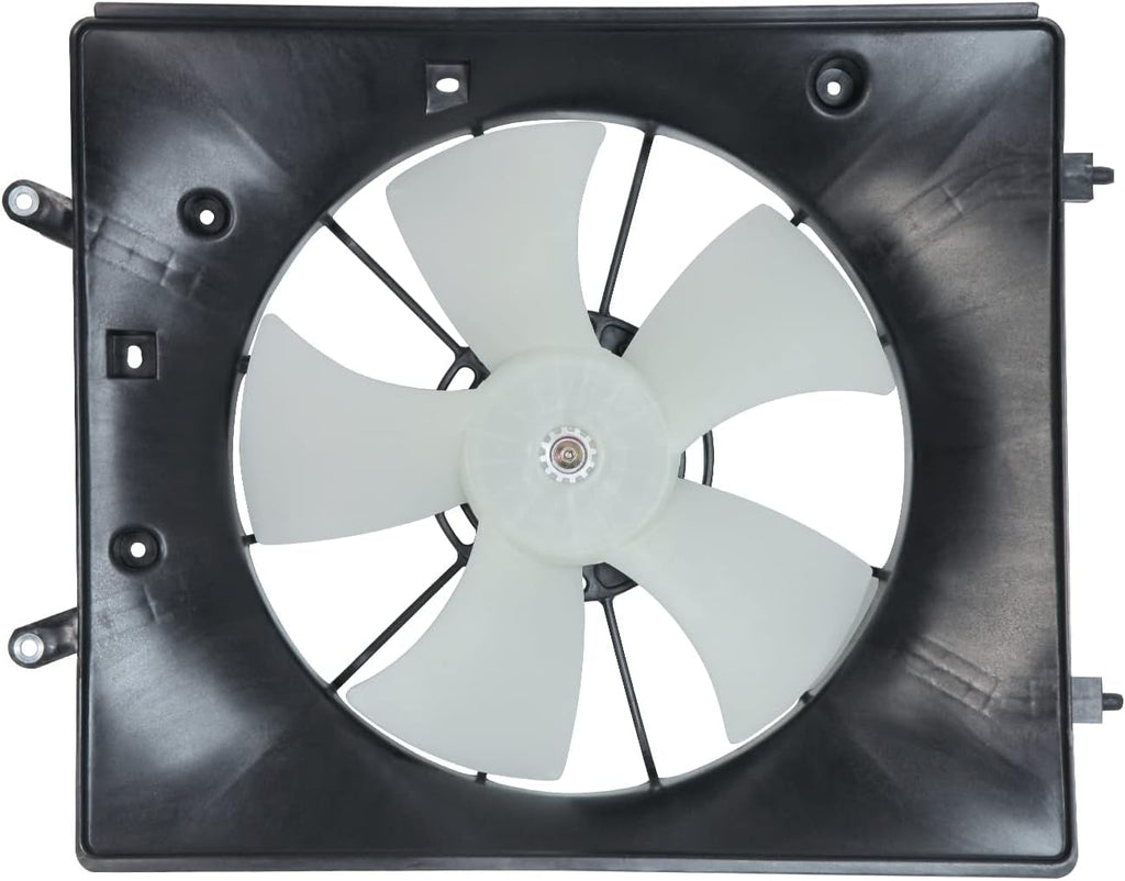 600620 Cooling Fan Assembly Compatible with 2003-2008 Honda Pilot, Black and White