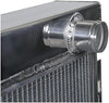 3 Core Manual Transmission 24" Driver/Left Side Radiator Compatible with Ford Mustang V8 1967-1970