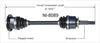 NI-8089 CV Axle Shaft