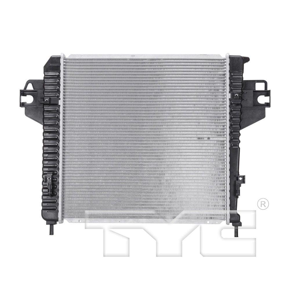 2481 Compatible with JEEP Liberty 1-Row Plastic Aluminum Replacement Radiator Fits 1970 Ford Mustang